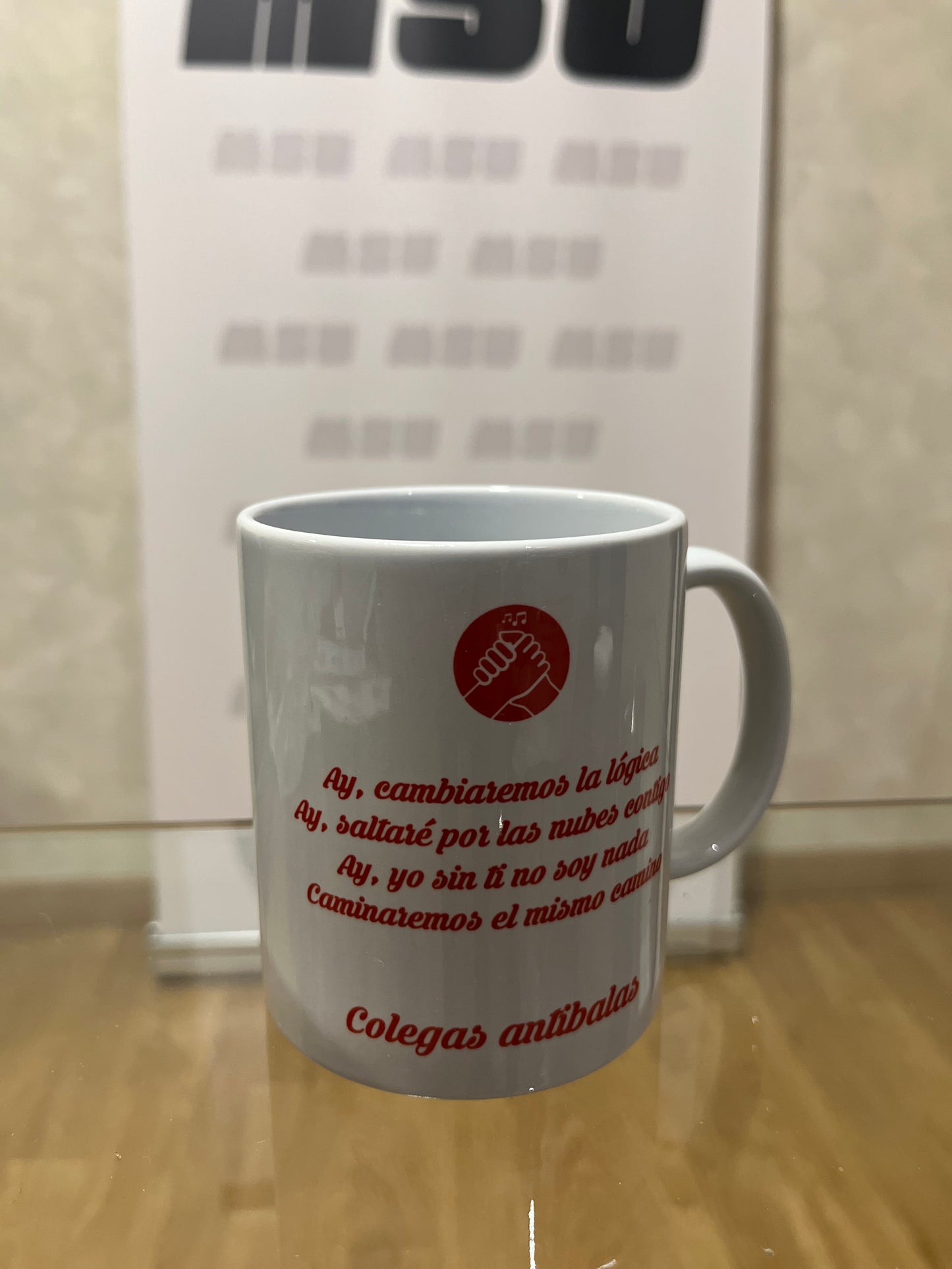 TAZA COLEGA ANTIBALAS