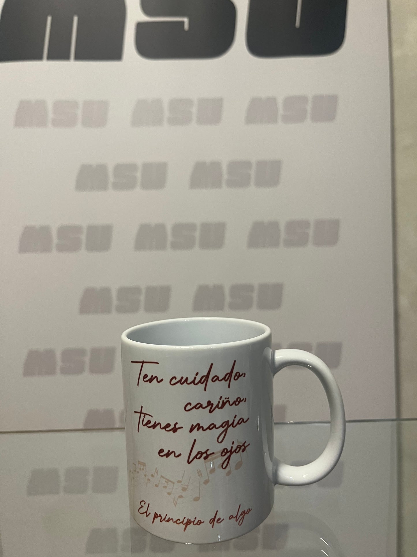 TAZA EL PRINCIPIO DE ALGO - LALA LOVE YOU